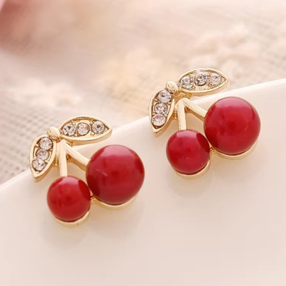 Red Cherry Earrings